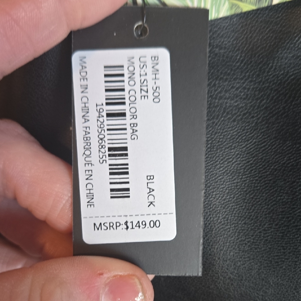 Badgley Mishika fBlack Satchel Bag Nwt - Picture 7 of 8